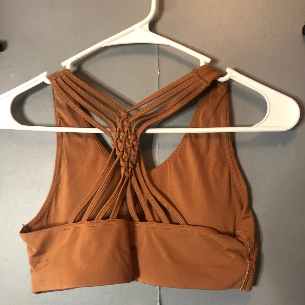 aerie Rust-Brown Seamless Crop‎ Bralette size small